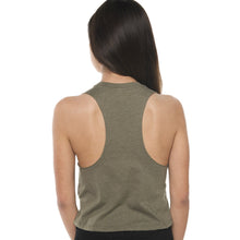 Load image into Gallery viewer, WOMEN&#39;S  RACERBACK CROPPED TANK
