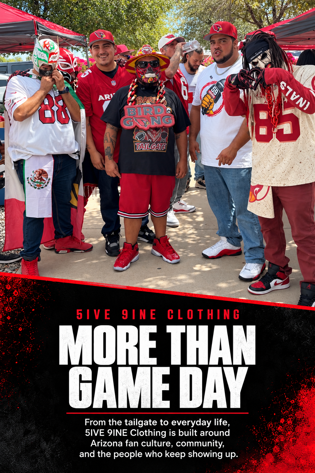 5IVE 9INE Clothing More Than Game Day mobile fan community image